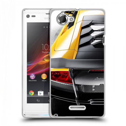 Дизайнерский пластиковый чехол для Sony Xperia L Lamborghini