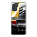 Дизайнерский силиконовый чехол для Samsung Galaxy A32 Lamborghini