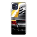 Дизайнерский силиконовый чехол для Samsung Galaxy A03 Lamborghini