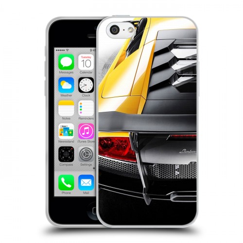 Дизайнерский пластиковый чехол для Iphone 5c Lamborghini