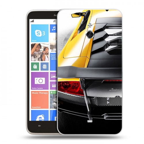 Дизайнерский пластиковый чехол для Nokia Lumia 1320 Lamborghini