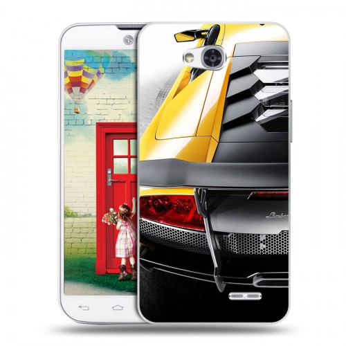 Дизайнерский пластиковый чехол для LG L80 Lamborghini