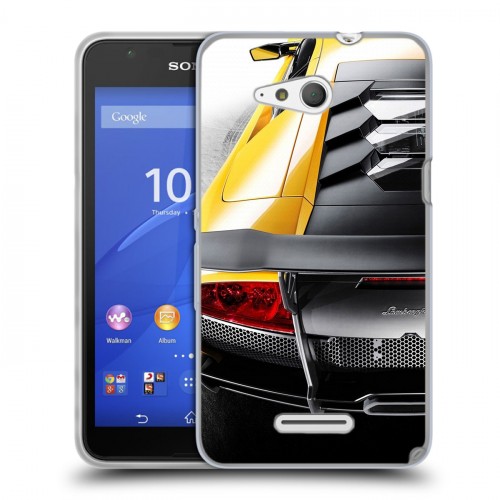 Дизайнерский пластиковый чехол для Sony Xperia E4g Lamborghini