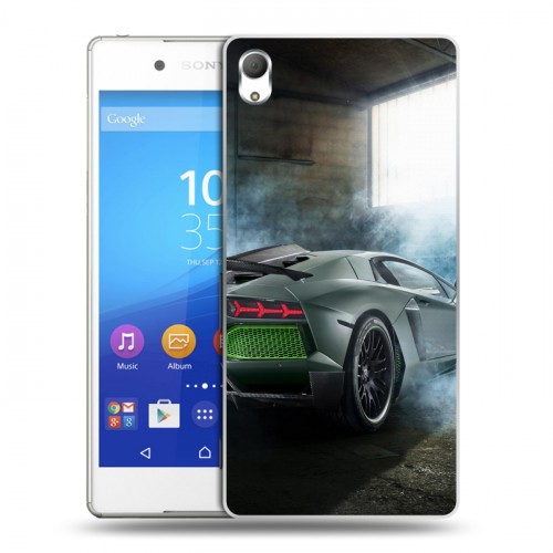 Дизайнерский пластиковый чехол для Sony Xperia Z3+ Lamborghini