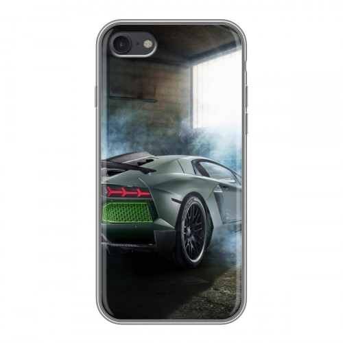 Дизайнерский силиконовый чехол для Iphone 7 Lamborghini