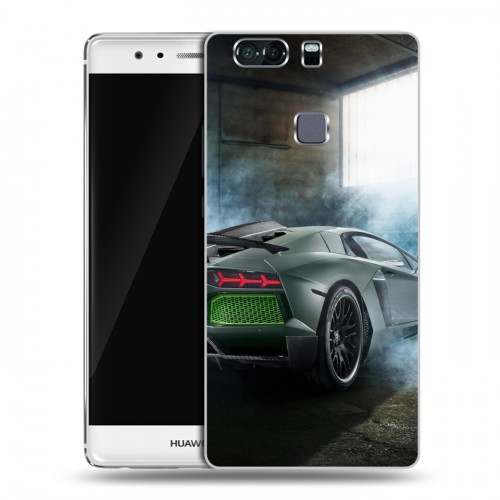 Дизайнерский пластиковый чехол для Huawei P9 Plus Lamborghini