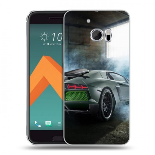 Дизайнерский пластиковый чехол для HTC 10 Lamborghini