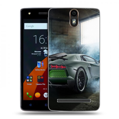 Дизайнерский силиконовый чехол для Wileyfox Storm Lamborghini