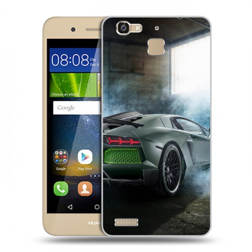 Дизайнерский пластиковый чехол для Huawei GR3 Lamborghini