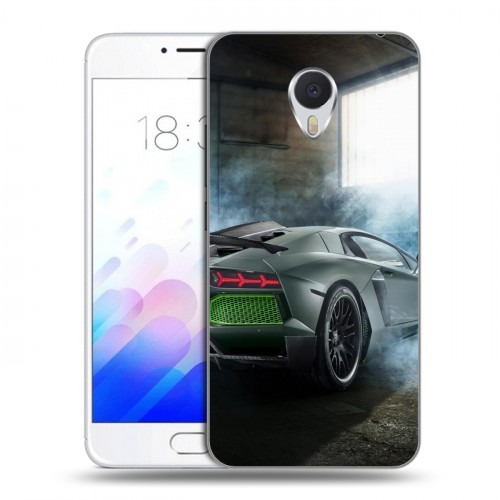 Дизайнерский пластиковый чехол для Meizu M3E Lamborghini