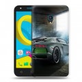 Дизайнерский пластиковый чехол для Alcatel U5 Lamborghini