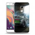 Дизайнерский пластиковый чехол для HTC One X10 Lamborghini