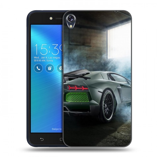 Дизайнерский пластиковый чехол для Asus ZenFone Live Lamborghini