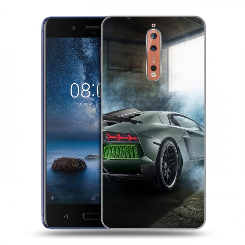 Дизайнерский пластиковый чехол для Nokia 8 Lamborghini