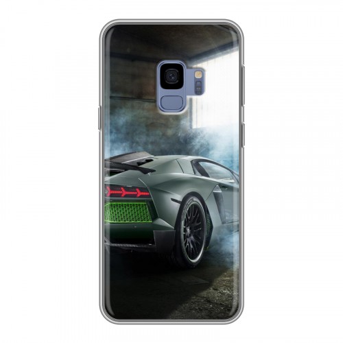 Дизайнерский пластиковый чехол для Samsung Galaxy S9 Lamborghini