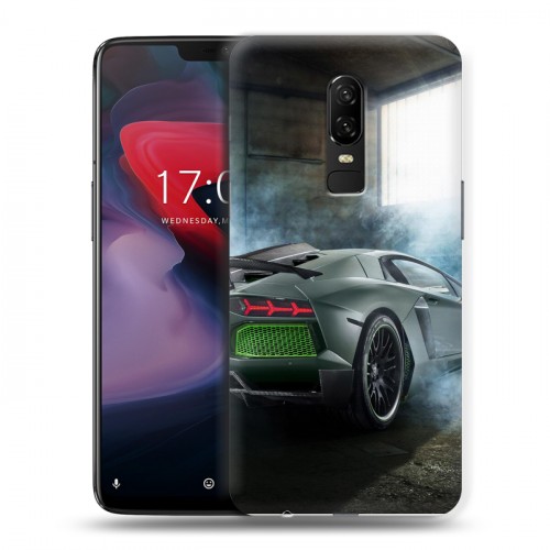 Дизайнерский пластиковый чехол для OnePlus 6 Lamborghini