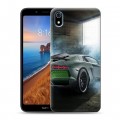 Дизайнерский силиконовый чехол для Xiaomi RedMi 7A Lamborghini