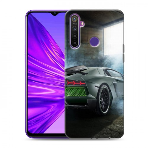 Дизайнерский силиконовый чехол для Realme 5 Lamborghini