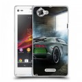 Дизайнерский пластиковый чехол для Sony Xperia L Lamborghini