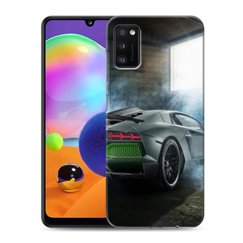 Дизайнерский силиконовый чехол для Samsung Galaxy A41 Lamborghini