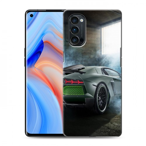 Дизайнерский пластиковый чехол для OPPO Reno4 Pro Lamborghini