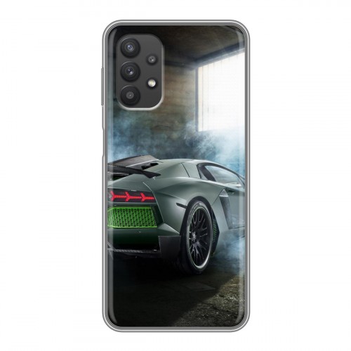 Дизайнерский силиконовый чехол для Samsung Galaxy A32 Lamborghini