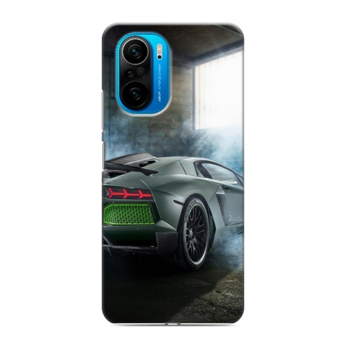 Дизайнерский силиконовый чехол для Xiaomi Poco F3 Lamborghini