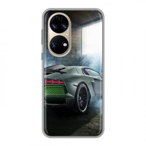 Дизайнерский силиконовый чехол для Huawei P50 Pro Lamborghini