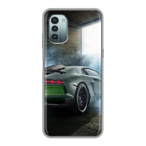 Дизайнерский силиконовый чехол для Nokia G11 Lamborghini