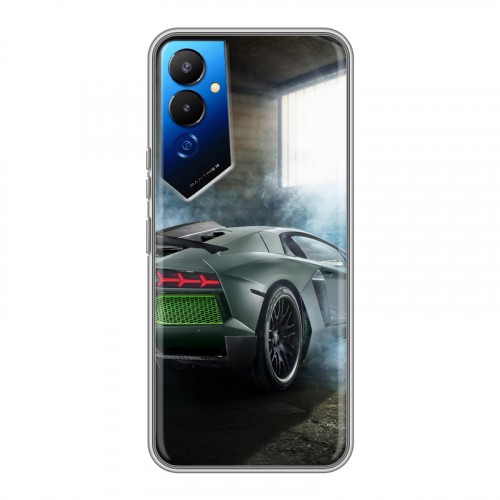 Дизайнерский силиконовый чехол для Tecno Pova 4 Lamborghini