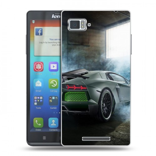 Дизайнерский пластиковый чехол для Lenovo Vibe Z Lamborghini