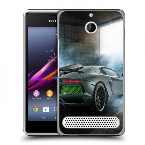 Дизайнерский силиконовый чехол для Sony Xperia E1 Lamborghini