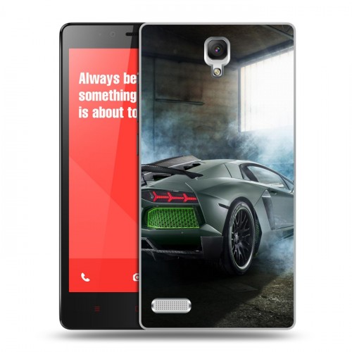 Дизайнерский силиконовый чехол для Xiaomi RedMi Note Lamborghini