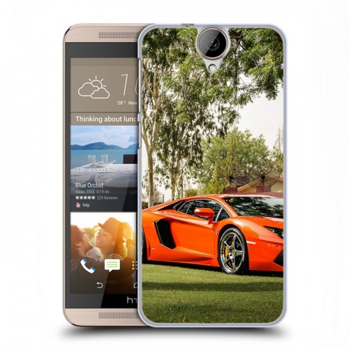 Дизайнерский пластиковый чехол для HTC One E9+ Lamborghini