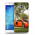 Дизайнерский пластиковый чехол для Samsung Galaxy A8 Lamborghini