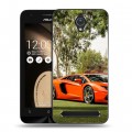 Дизайнерский пластиковый чехол для ASUS Zenfone Go Lamborghini