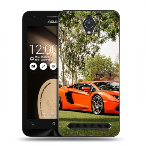 Дизайнерский пластиковый чехол для ASUS Zenfone Go Lamborghini