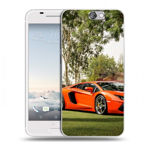 Дизайнерский пластиковый чехол для HTC One A9 Lamborghini