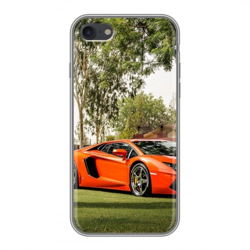 Дизайнерский силиконовый чехол для Iphone 7 Lamborghini