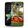 Дизайнерский пластиковый чехол для LG K4 Lamborghini