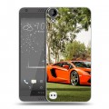 Дизайнерский пластиковый чехол для HTC Desire 530 Lamborghini