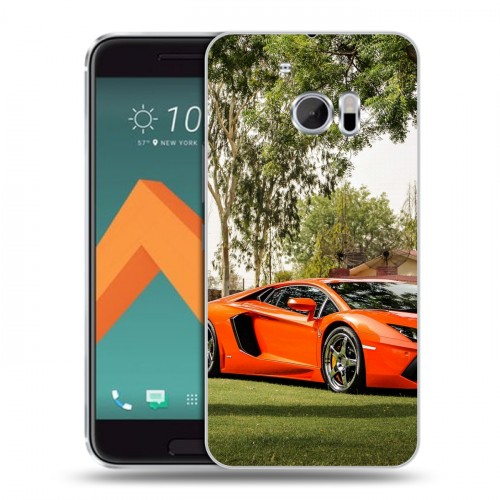 Дизайнерский пластиковый чехол для HTC 10 Lamborghini