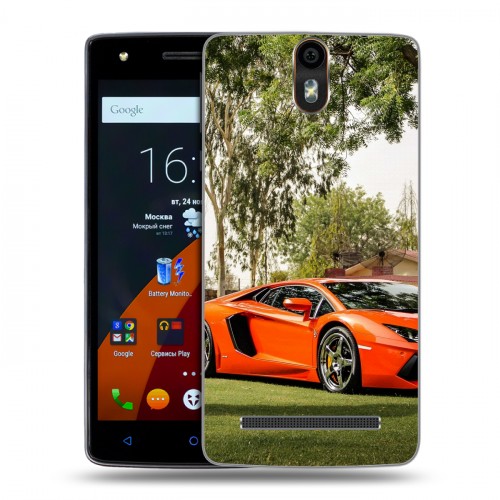 Дизайнерский силиконовый чехол для Wileyfox Storm Lamborghini