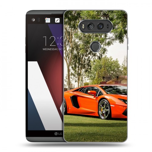 Дизайнерский пластиковый чехол для LG V20 Lamborghini