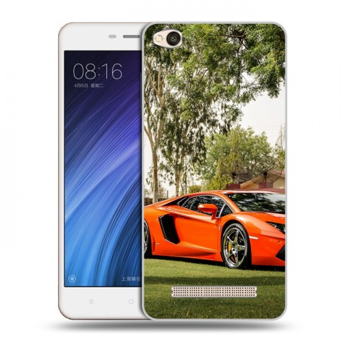 Дизайнерский силиконовый чехол для Xiaomi RedMi 4A Lamborghini