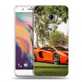 Дизайнерский пластиковый чехол для HTC One X10 Lamborghini