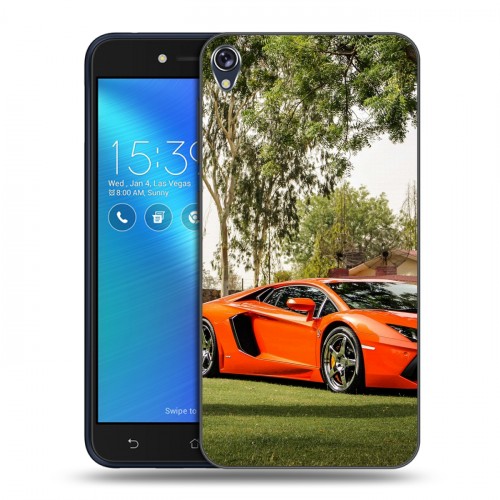 Дизайнерский пластиковый чехол для Asus ZenFone Live Lamborghini