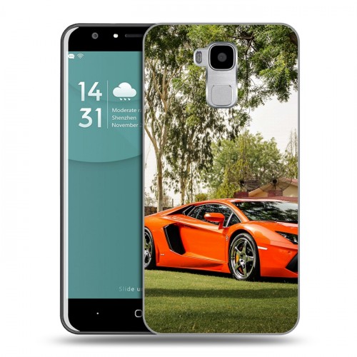 Дизайнерский пластиковый чехол для Doogee Y6 Lamborghini