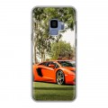 Дизайнерский пластиковый чехол для Samsung Galaxy S9 Lamborghini