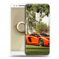 Дизайнерский пластиковый чехол для Alcatel 3 Lamborghini